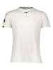 Mizuno Funktionsshirt "Shadow" in Weiß/ Gelb/ Schwarz