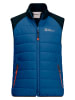 Jack Wolfskin Doorgestikte bodywarmer "Zenon" blauw