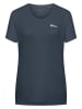 Jack Wolfskin Funktionsshirt "Tech T" in Dunkelblau