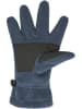 Jack Wolfskin Fingerhandschuhe "Fleece" in Dunkelblau