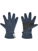 Jack Wolfskin Fingerhandschuhe "Fleece" in Dunkelblau