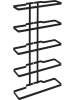 metaltex Weinregal ''Wine-Wall'' in Schwarz - (B)24 x (H)44 x (H)9 cm