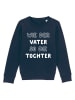 WOOOP Sweatshirt "Wie der Vater, so die Tochter" in Dunkelblau