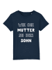WOOOP Shirt "Wie die Mutter" in Dunkelblau
