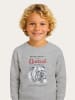 WOOOP Sweatshirt "Castrol British Owned" in Grau