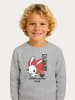 WOOOP Sweatshirt "Ramen Lovers Club Bunny" in Grau
