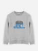 WOOOP Sweatshirt "Thirsty elephant" in Grau