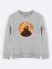 WOOOP Sweatshirt "Groovy Side" in Grau