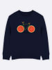 WOOOP Sweatshirt "Juicy" in Dunkelblau
