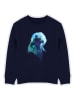 WOOOP Sweatshirt "Best friends forever" in Dunkelblau