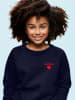 WOOOP Sweatshirt "Daughter coeur" in Dunkelblau