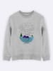WOOOP Sweatshirt "Deep into nature" in Grau
