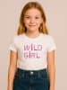 WOOOP Shirt "Wild girl" in Weiß