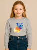 WOOOP Sweatshirt "Sunny Bear" in Grau/ Bunt