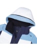Icepeak Ski-/ Snowboardjacke "Florala" in Dunkelblau/ Weiß/ Hellblau