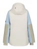 Icepeak Ski-/snowboardjas "Calio" crème/grijs/lichtblauw