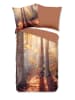 Pure Microvezel beddengoedset "Autumn" lichtbruin