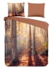 Pure Microvezel beddengoedset "Autumn" lichtbruin