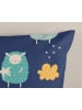 Good Morning Beddengoedset "Sheep" donkerblauw
