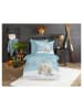 Good Morning Flanellen beddengoedset "Icebear" lichtblauw