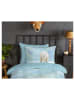 Good Morning Flanellen beddengoedset "Icebear" lichtblauw