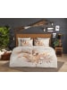 Good Morning Komplet pościeli flanelowej "Gia" w kolorze beżowym