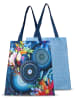 Hip Shopper "Cailaini" lichtblauw/donkerblauw - (B)40 x (H)45 cm