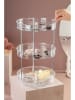 Evila Schmuckorganizer in Transparent - (B)23 x (H)40 x (T)23 cm