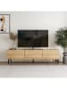 Evila TV-meubel "Felix" beige - (B)160 x (H)44,1 x (D)31,4 cm