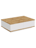 Evila Couchtisch in Kiefer/ Weiß - (B)90 x (H)28,5 x (T)60 cm