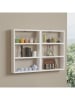 Evila Wandmeubel "Hexa" wit - (B)86,4 x (H)60 x (D)9 cm