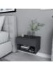 Evila Stolik nocny w kolorze antracytowym - 44,6 x 31,9 x 29 cm