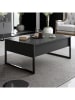 Evila Salontafel "Luxe" antraciet - (B)90 x (H)40 x (D)60 cm