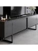 Evila TV-meubel "Luxe" antraciet - (B)180 x (H)50 x (D)30 cm