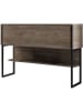 Evila Sideboard "Luxe" in Braun/ Schwarz - (B)120 x (H)80 x (T)30 cm