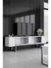 Evila TV-meubel "Luxe" wit/zilverkeurig - (B)180 x (H)50 x (D)30 cm