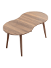 Evila Salontafel bruin - (B)99 x (H)45 x (D)54 cm