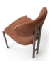 Evila 2-delige set: eetkamerstoelen "Muriz" rood - (B)43 x (H)83 x (D)47,5 cm