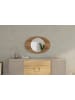Evila Wandspiegel lichtbruin - (B)90 x (H)60 cm
