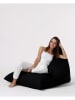 Evila Sitzsack in Schwarz - (B)145 cm