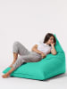 Evila Worek "Pyramid" w kolorze turkusowym do siedzenia - 90 x 145 cm