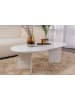 Evila Salontafel "Sable" wit - (B)119 x (H)39,8 x (D)60 cm