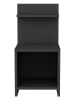 Evila Nachttisch "Ullman" in Anthrazit - (B)35,6 x (H)72 x (T)37,4 cm