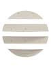 Evila 4er-Set: Wandregale in Beige - Ø 76 cm 