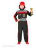 Carnival Party Kostümoverall "Formula 1 Fahrer" in Schwarz/ Rot