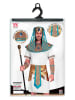 Carnival Party 5-delig kostuum "Pharaoh" wit/goudkleurig