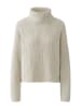 Oui Rollkragenpullover in Creme