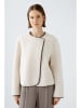 Oui Übergangsjacke in Creme/ Braun