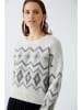 Oui Pullover in Grau