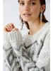 Oui Pullover in Grau